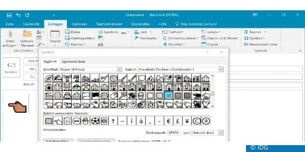 The emoji collection in Outlook and Windows allows you to assign a different skin color to human symbols. The emoji collection in Outlook and Windows allows you to assign a different skin color to human symbols.